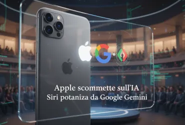 Apple scommette sull'IA: Siri potenziata da Google Gemini