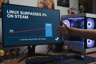 Linux sorpassa il 3% su Steam: Un traguardo storico per il gaming