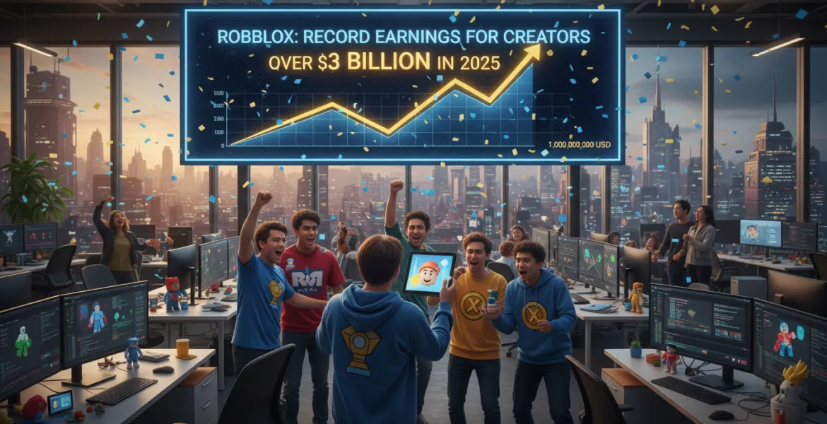 Roblox: Guadagni record per i creatori di contenuti, superato 1 miliardo di dollari nel 2025