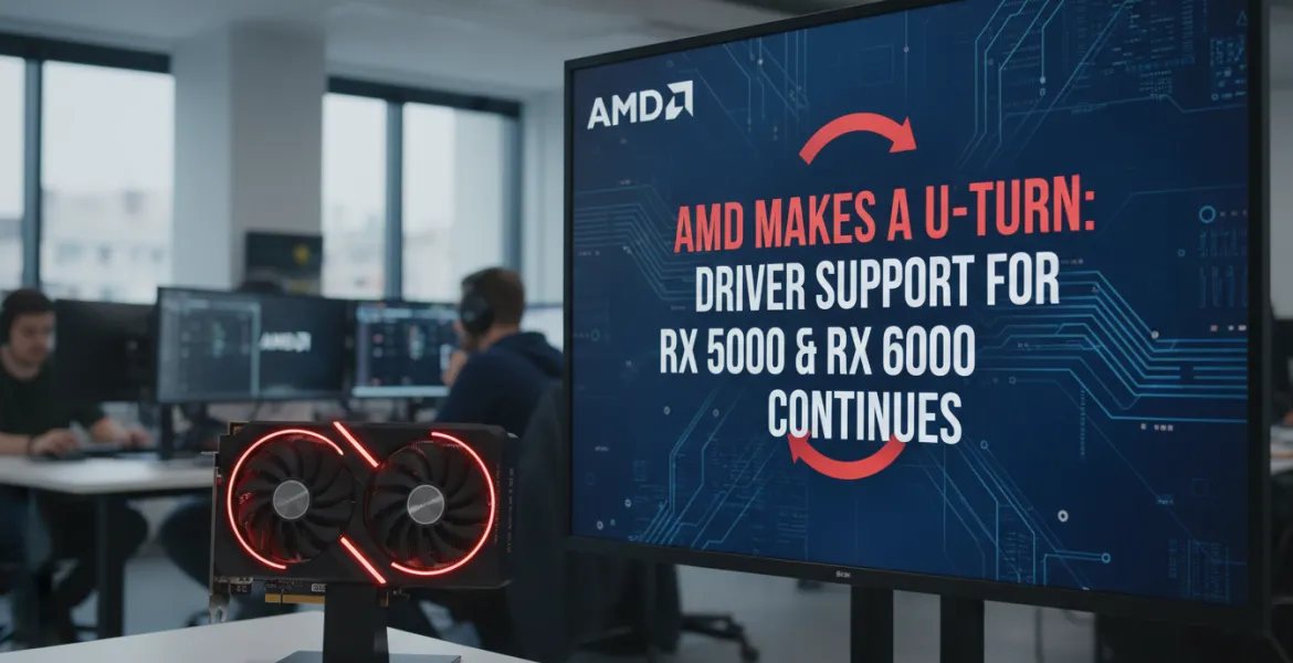 AMD fa marcia indietro: il supporto driver per le RX 5000 e RX 6000 continua
