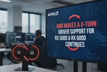 AMD fa marcia indietro: il supporto driver per le RX 5000 e RX 6000 continua