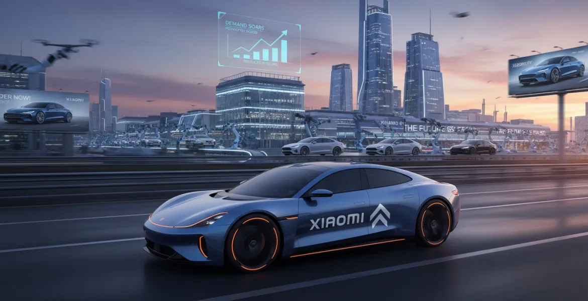 Xiaomi sfreccia nel mercato EV: Domanda alle stelle e produzione record