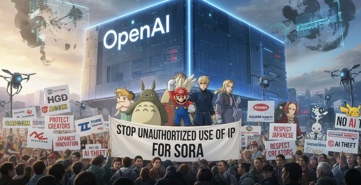 Ghibli e altri colossi giapponesi contro OpenAI: Stop all'uso non autorizzato di IP per Sora