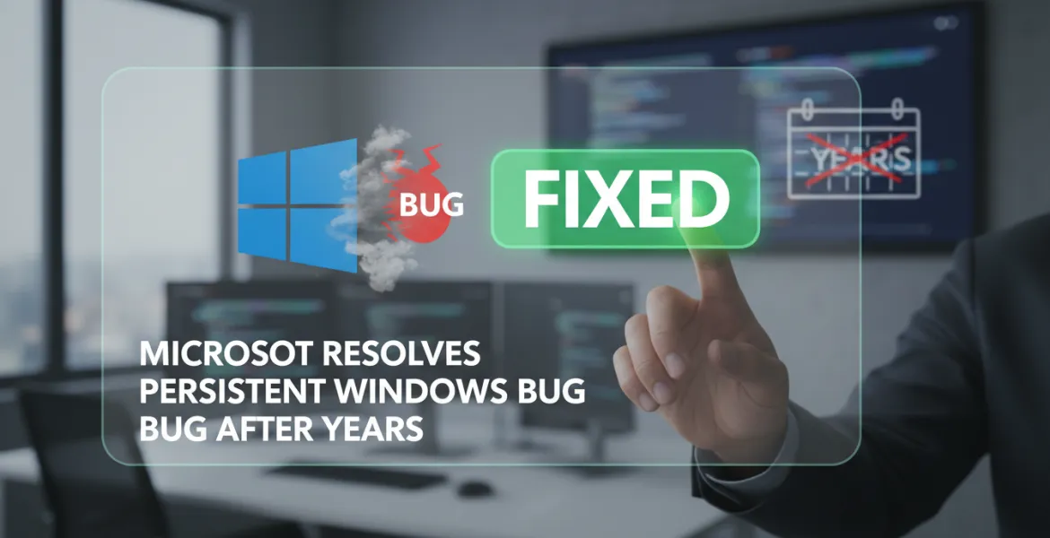 Microsoft risolve un fastidioso bug di Windows dopo anni