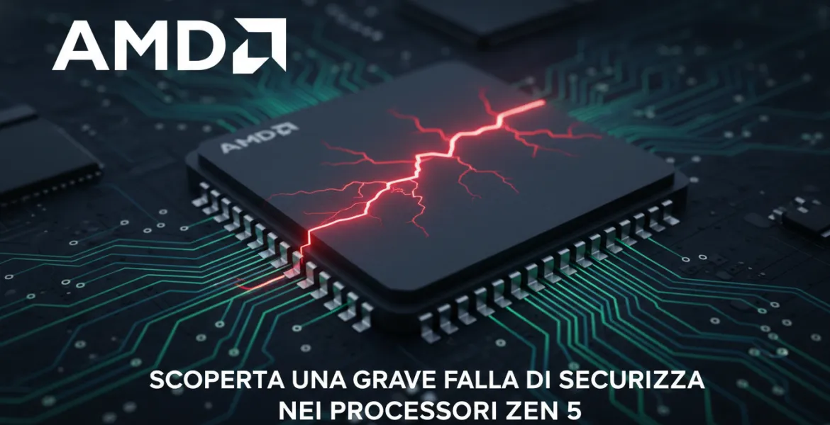 AMD: Scoperta una grave falla di sicurezza nei processori Zen 5