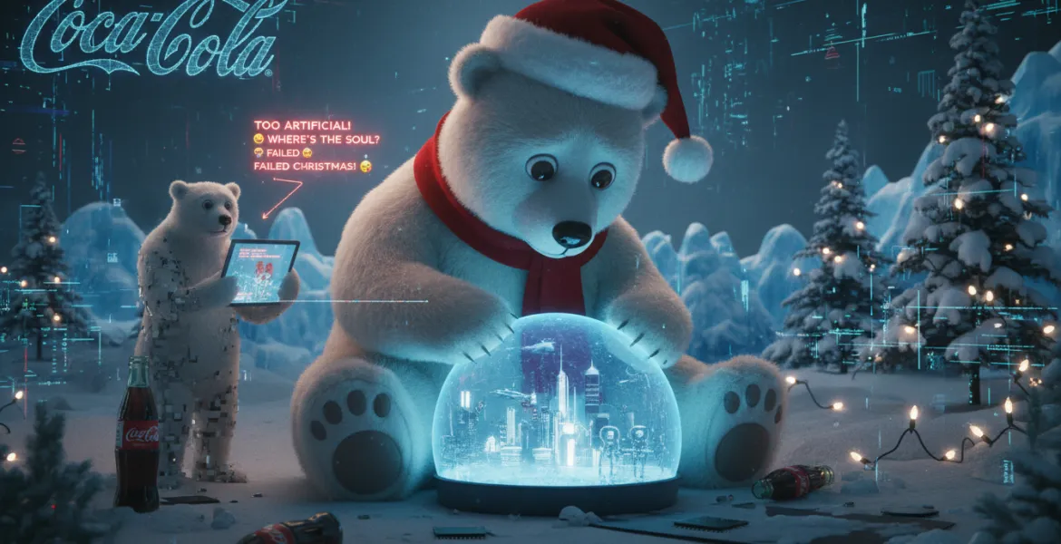 Coca-Cola e l'IA: Un natale agrodolce tra orsi polari e critiche