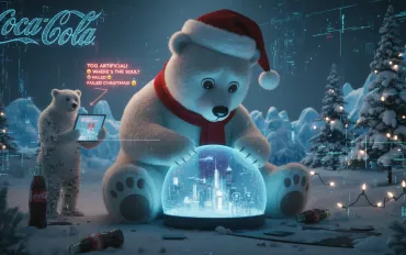 Coca-Cola e l'IA: Un natale agrodolce tra orsi polari e critiche