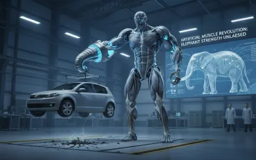 Muscoli artificiali rivoluzionari: la forza di un elefante in un robot