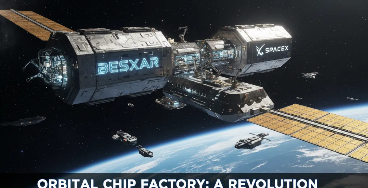 Besxar e SpaceX: fabbrica di chip orbitale, una rivoluzione
