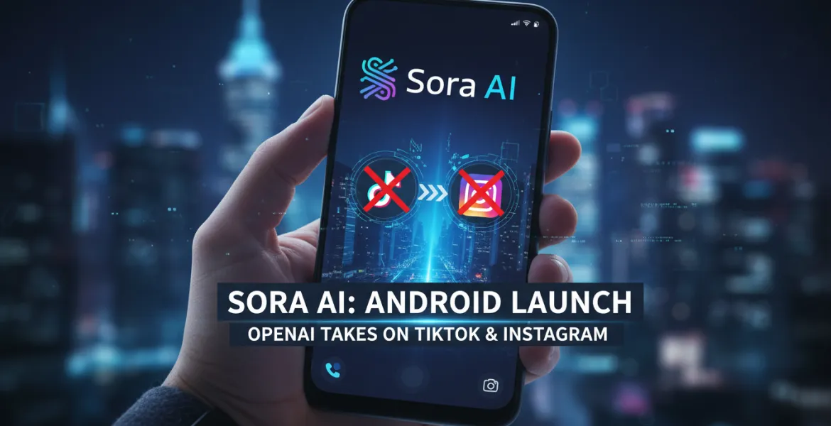 Sora AI sbarca su Android: OpenAI sfida TikTok e Instagram