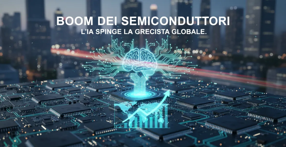 Boom dei semiconduttori: l'IA spinge la crescita globale