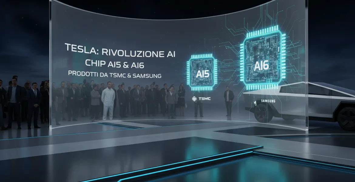 Tesla: Rivoluzione AI con Chip AI5 e AI6 Prodotti da TSMC e Samsung