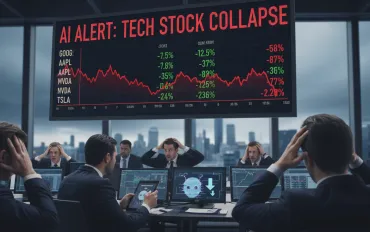 Allarme intelligenza artificiale: Crollo azionario nel settore Tech