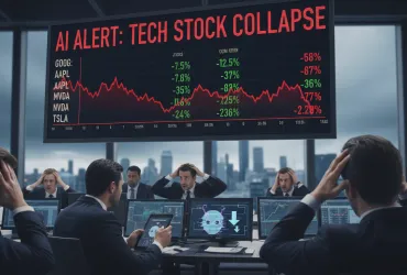 Allarme intelligenza artificiale: Crollo azionario nel settore Tech
