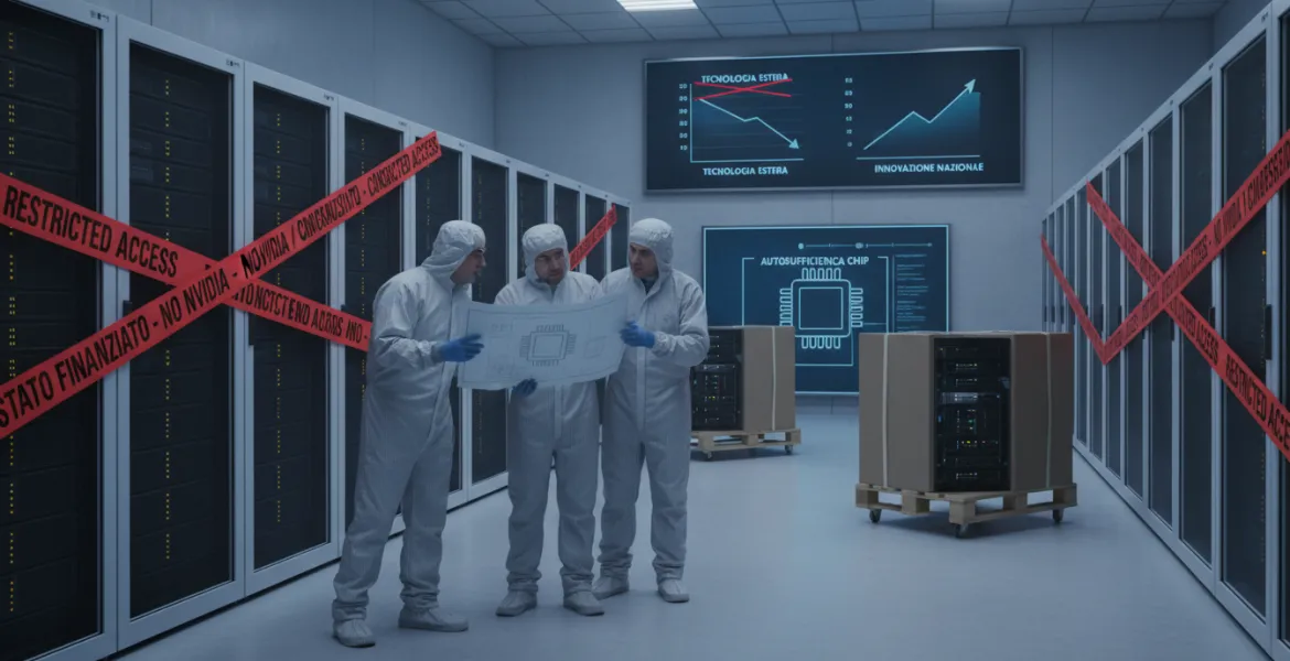 Stretta cinese sull'IA: Centri dati governativi bandiscono gli acceleratori stranieri