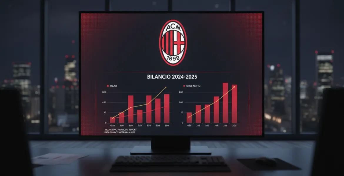 Milan da Record: Fatturato top e utile in crescita