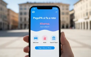 PagoPA si fa a rate: Klarna sbarca sull'app IO per bollo, multe e tasse