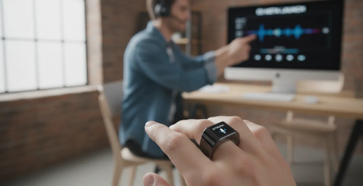 Stream: L'anello intelligente per memo vocali e controllo musicale lanciato da ex-Meta