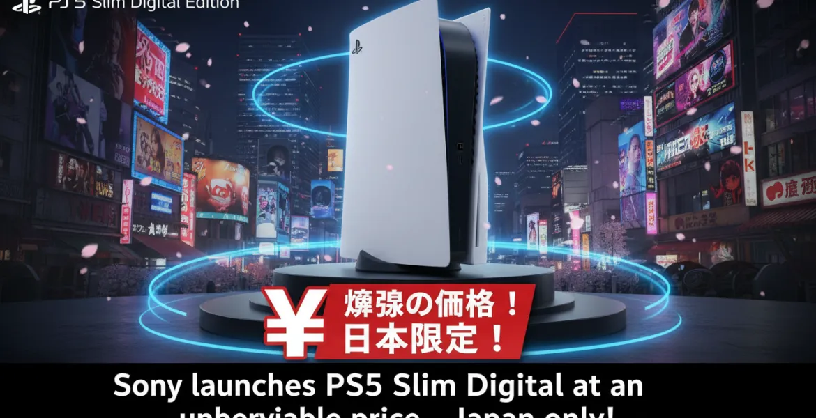 Sony lancia PS5 Slim Digital a prezzo shock... solo in Giappone!