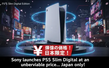 Sony lancia PS5 Slim Digital a prezzo shock... solo in Giappone!