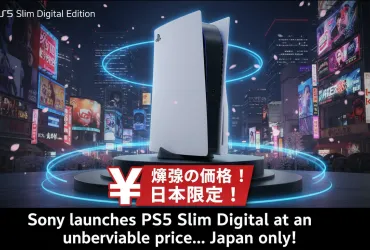 Sony lancia PS5 Slim Digital a prezzo shock... solo in Giappone!