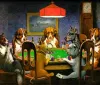 Il poker giocato dai cani: il famoso quadro di Coolidge