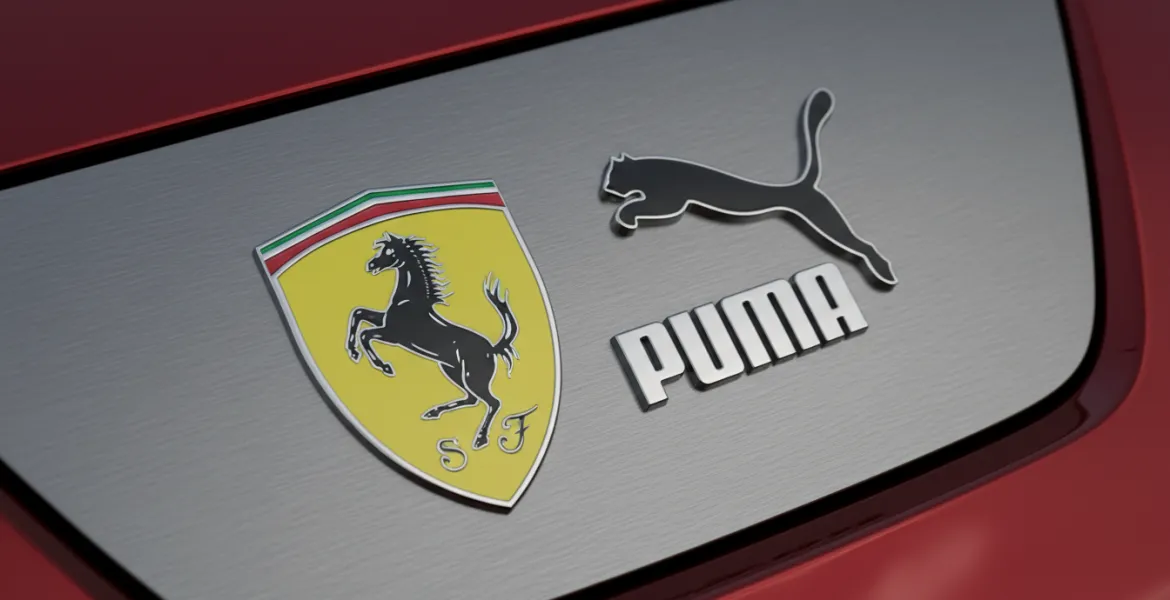 Ferrari celebra 20 anni con Puma a Las Vegas: Tute celebrative per Hamilton e Leclerc