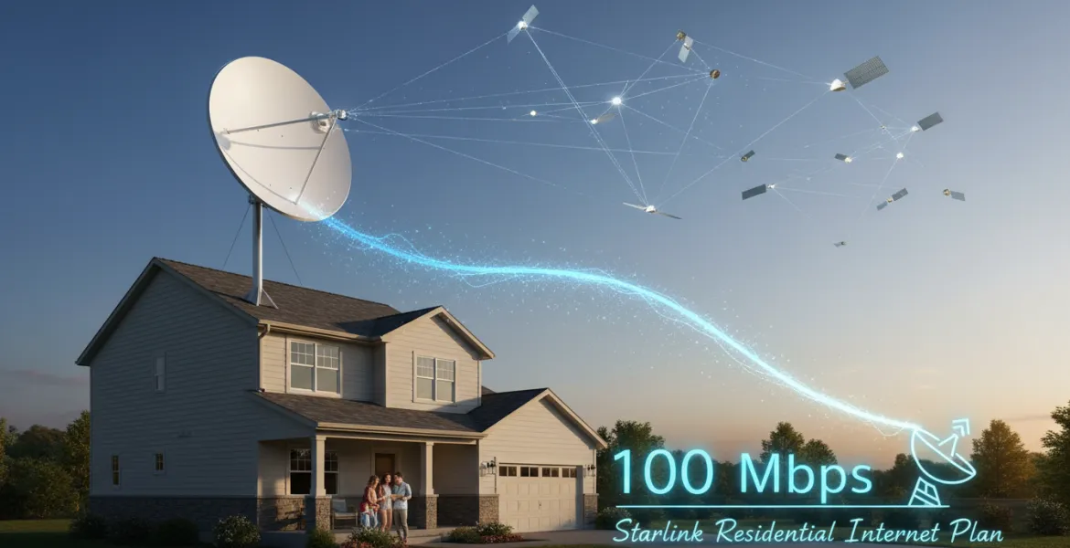 Starlink rivoluziona il mercato con il nuovo piano internet residenziale da 100 Mbps