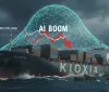 Kioxia affonda: Crollo azionario record nonostante il boom dell'AI