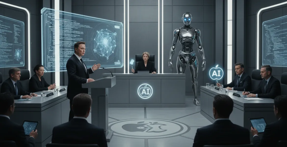 Battaglia legale nell'AI: Musk contro Apple e OpenAI per concorrenza sleale