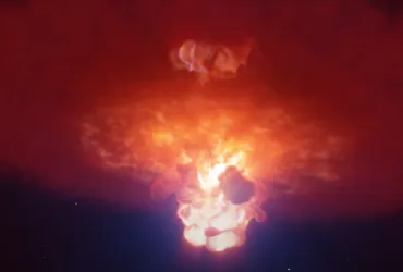 Esplosione stellare da record: Osservata la nascita di una Supernova