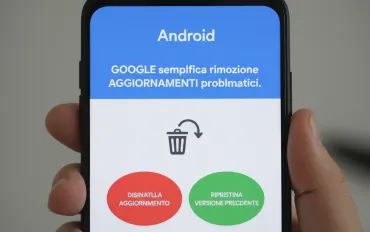 Android: Google semplifica la rimozione di aggiornamenti problematici