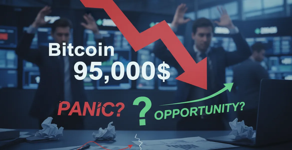 Bitcoin crolla sotto i 95.000$: Panico o opportunità