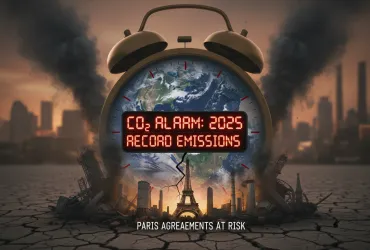 Allarme CO2: Emissioni record nel 2025, accordi di Parigi a rischio