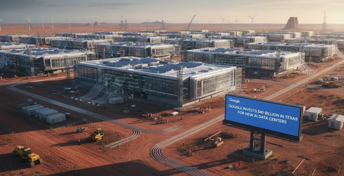 Google investe 40 miliardi di dollari in Texas per nuovi data center IA