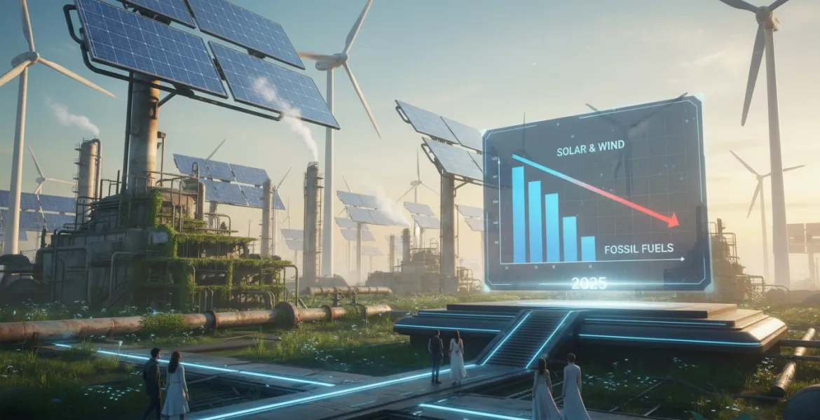 Rivoluzione Energetica: Solare e Eolico pronti a superare i combustibili fossili nel 2025