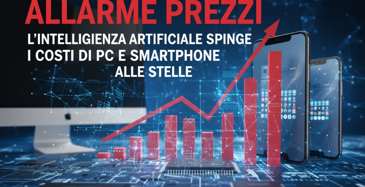 Allarme prezzi: L'Impennata dell'IA spinge i costi di PC e smartphone alle stelle