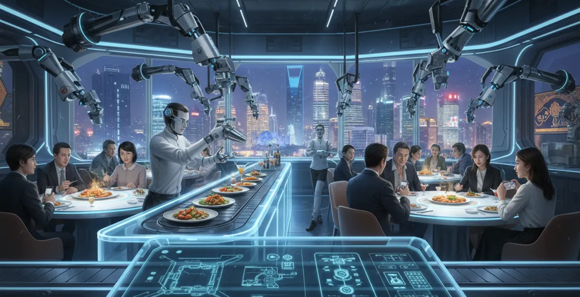 Shanghai punta sui robot in ristorazione: rivoluzione culinaria o minaccia all'autenticità