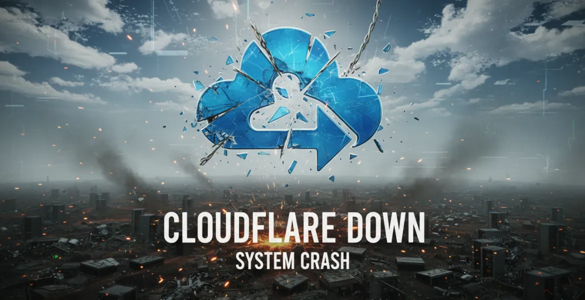 Cloudflare down: Blackout globale per milioni di siti Web