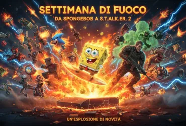 Settimana di fuoco per i videogiocatori: da Spongebob a S.T.A.L.K.E.R. 2, un'esplosione di novità