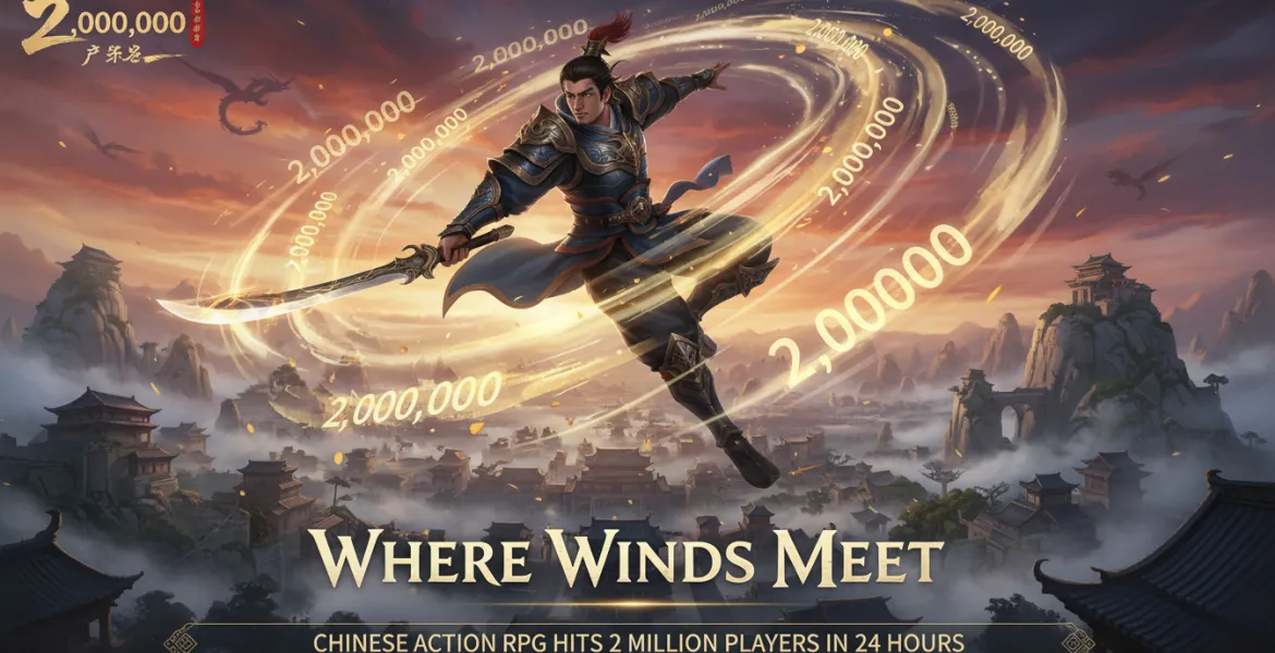 Where Winds Meet: Action RPG Cinese conquista 2 milioni di giocatori in 24 ore