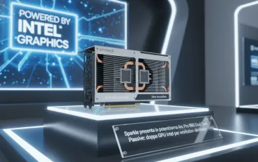 Sparkle presenta la potentissima Arc Pro B60 Dual Passive: doppia GPU Intel per workstation silenziose