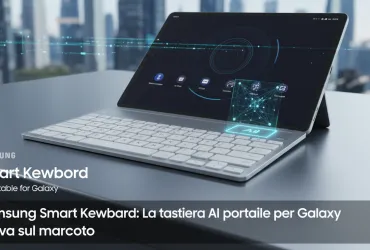 Samsung Smart Keyboard: La tastiera AI portatile per Galaxy arriva sul mercato