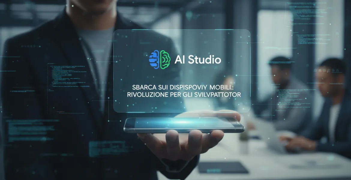 Google AI Studio sbarca sui dispositivi mobili: rivoluzione per gli sviluppatori
