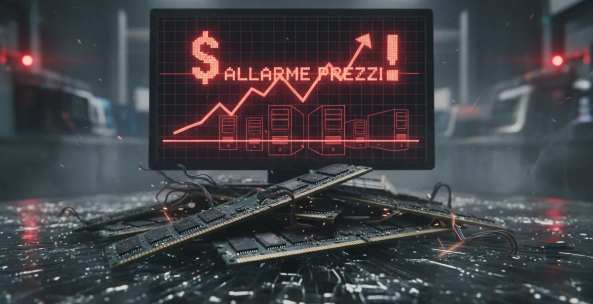 Allarme sui prezzi della memoria: i produttori di PC tremano