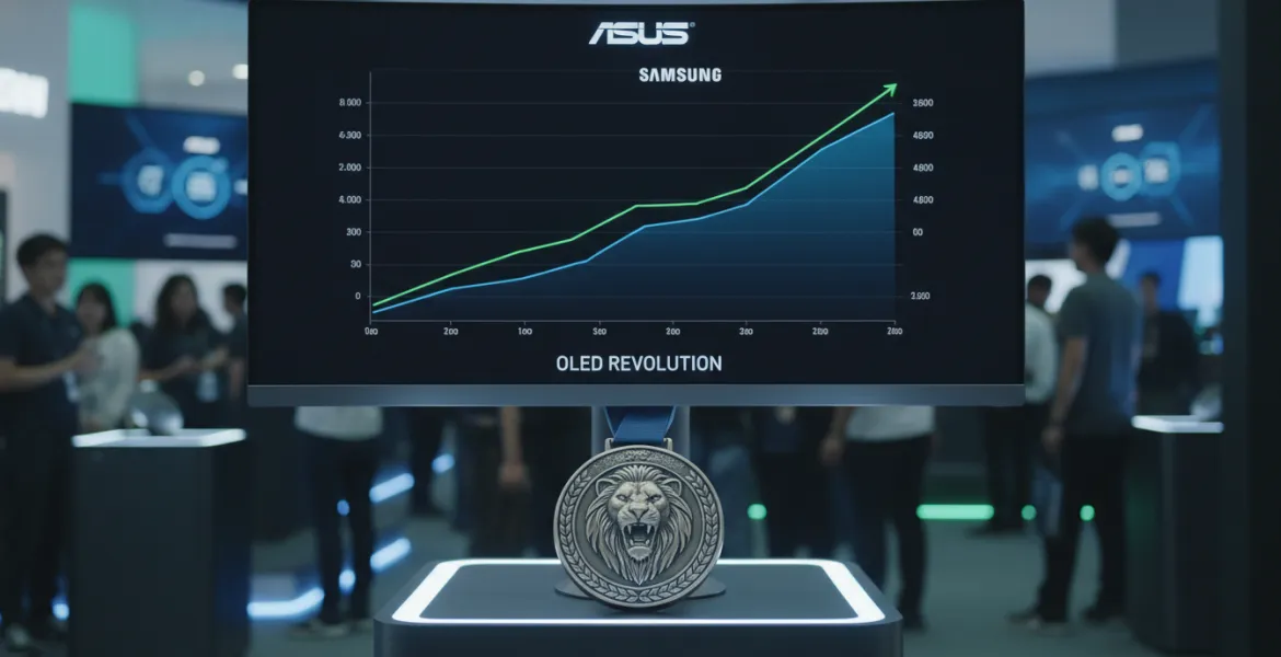 Rivoluzione OLED: Asus sorpassa Samsung nel mercato dei monitor
