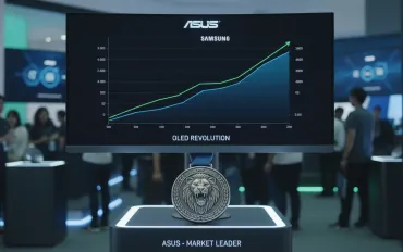 Rivoluzione OLED: Asus sorpassa Samsung nel mercato dei monitor