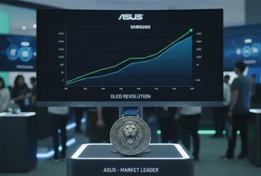 Rivoluzione OLED: Asus sorpassa Samsung nel mercato dei monitor
