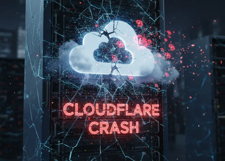 Cloudflare down: Panico per il blackout del 18 novembre, ma nessun attacco hacker!