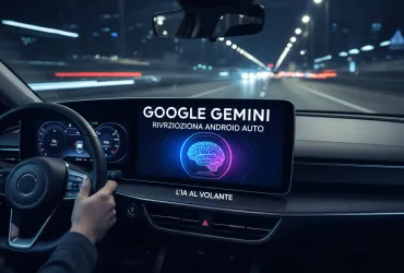 Google Gemini rivoluziona Android Auto: l'IA al volante